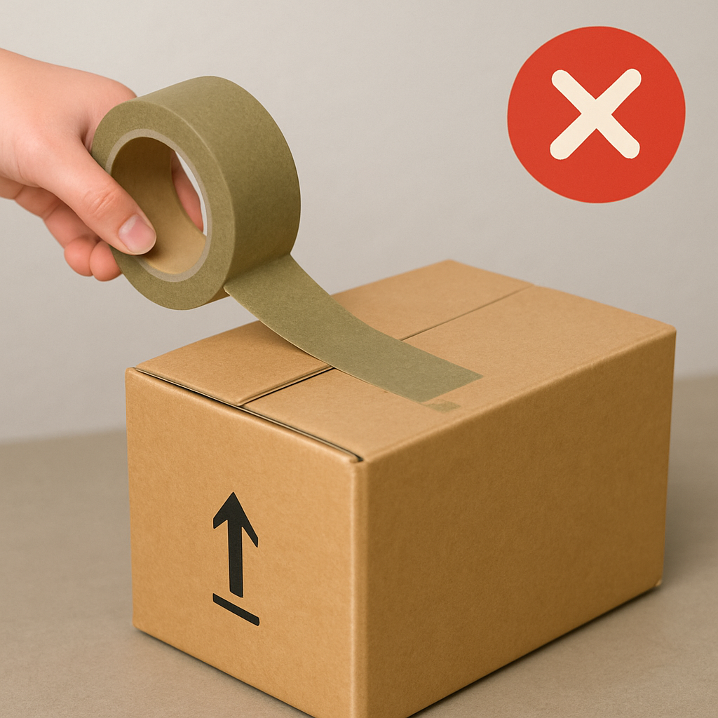 Aplicação correta e bom uso de  fitas adesivas sustentáveis