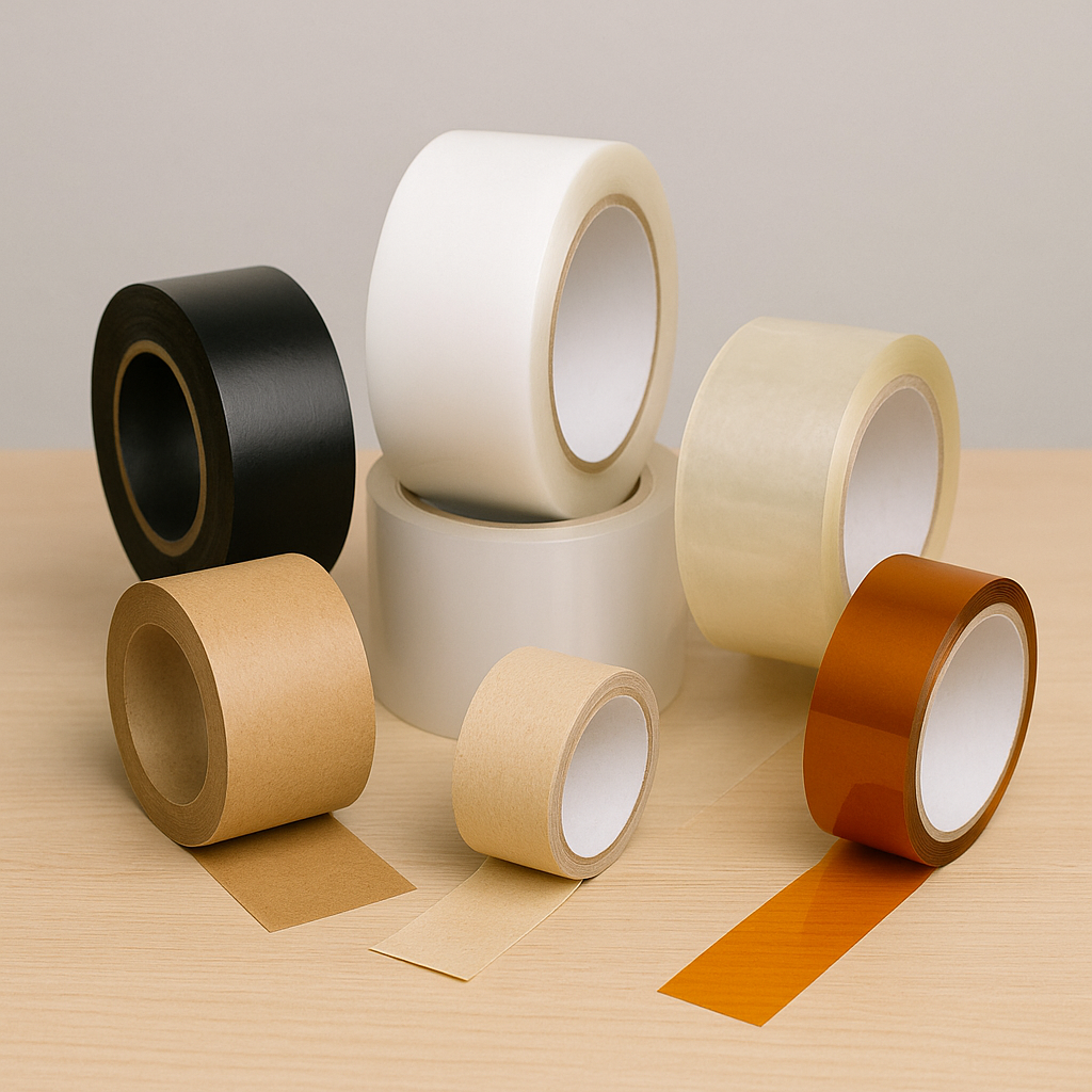 Tipos de fitas adesivas sustentáveis